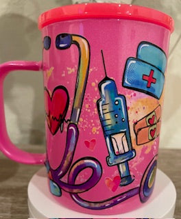 She works willingly with her hands- Nurse