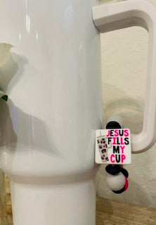 Tumbler Charm- Jesus Fills My Cup PBG